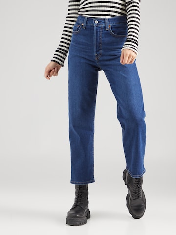 LEVI'S ® Regular Jeans 'Ribcage Straight Ankle' i blå: framsida