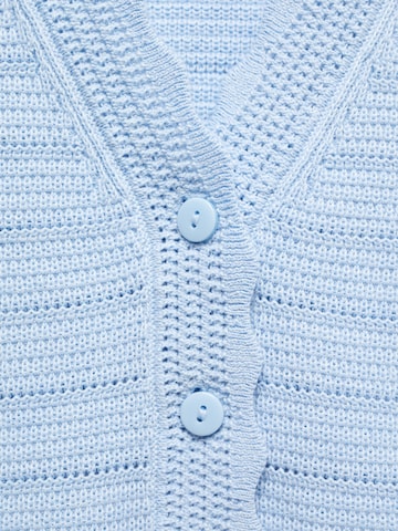 MANGO Knitted Vest 'MOSI' in Blue