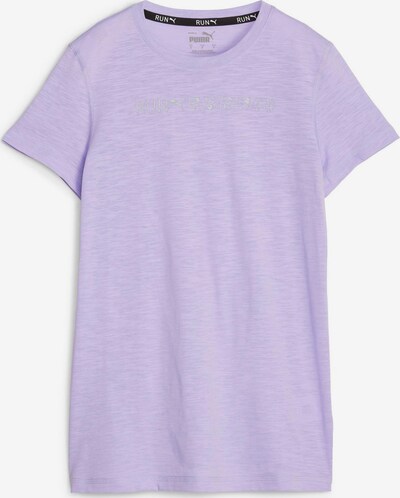 PUMA T-shirt fonctionnel 'RUN' en lilas / argent, Vue avec produit