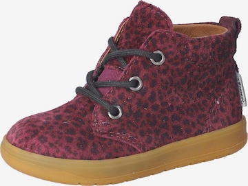 Pepino First-step shoe 'Noel' in Red: front