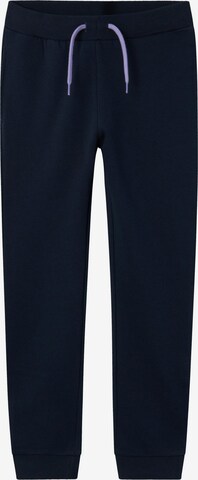 NAME IT Tapered Pants in Blue: front