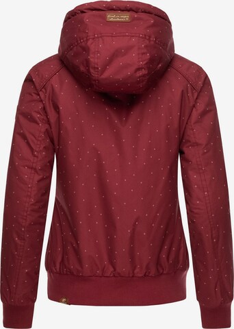 Ragwear Winter Jacket 'Druna' in Red