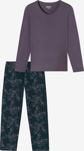 uncover by SCHIESSER Pyjama 'Nightwear' in Lila: voorkant