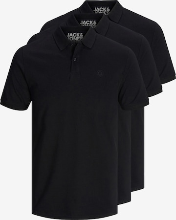 JACK & JONES Shirt 'JJBasic' in Black: front