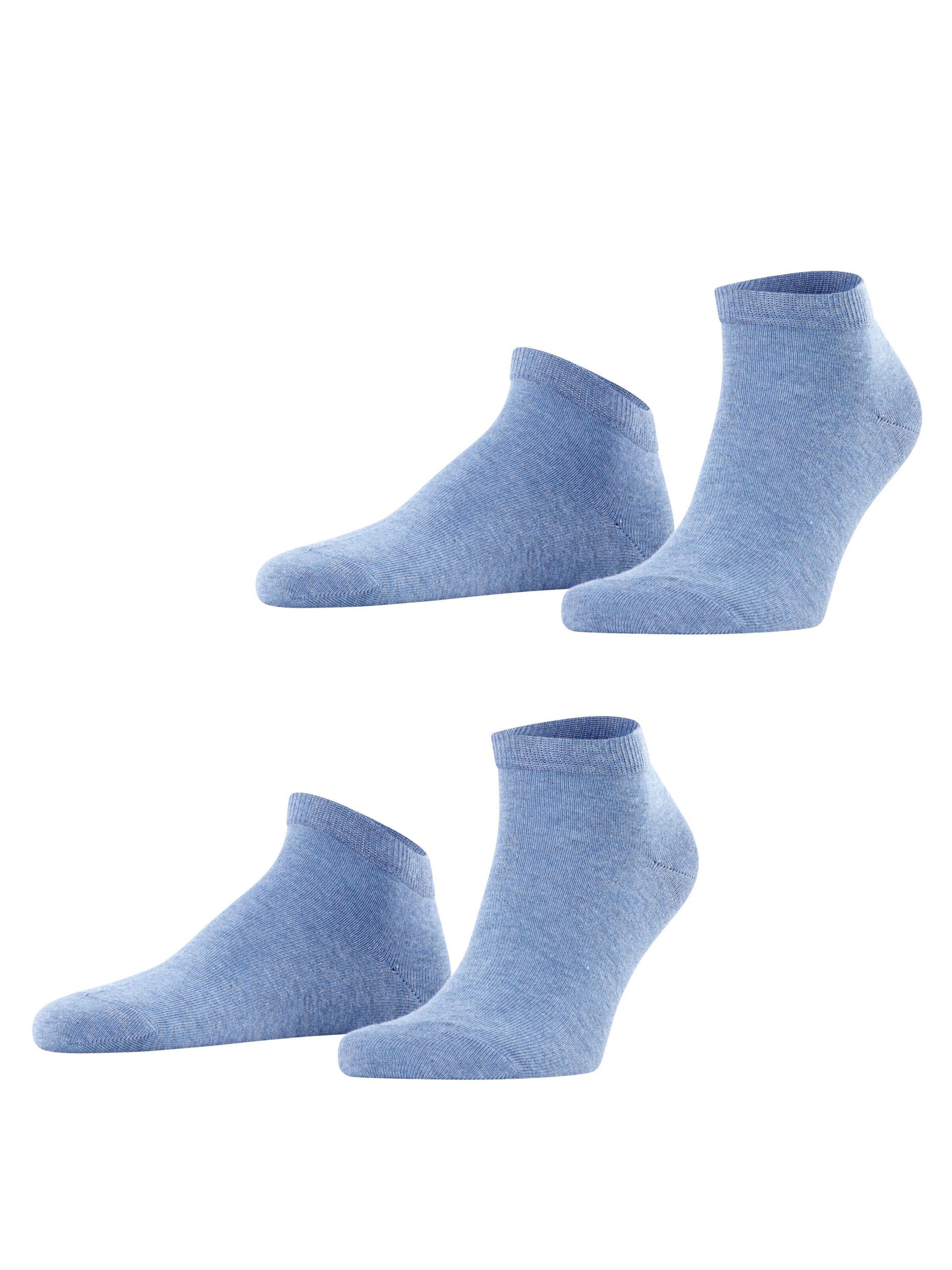 FALKE Socks 'Happy 2-Pack' in Blue: front