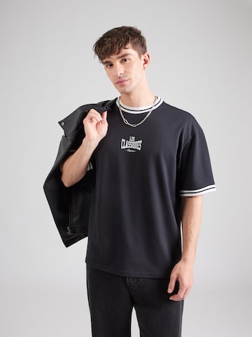 Only & Sons T-Shirt 'ONSLES CLASSIQUES CASPIAN' in Schwarz: Vorderseite