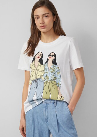 s.Oliver Shirt in White: front