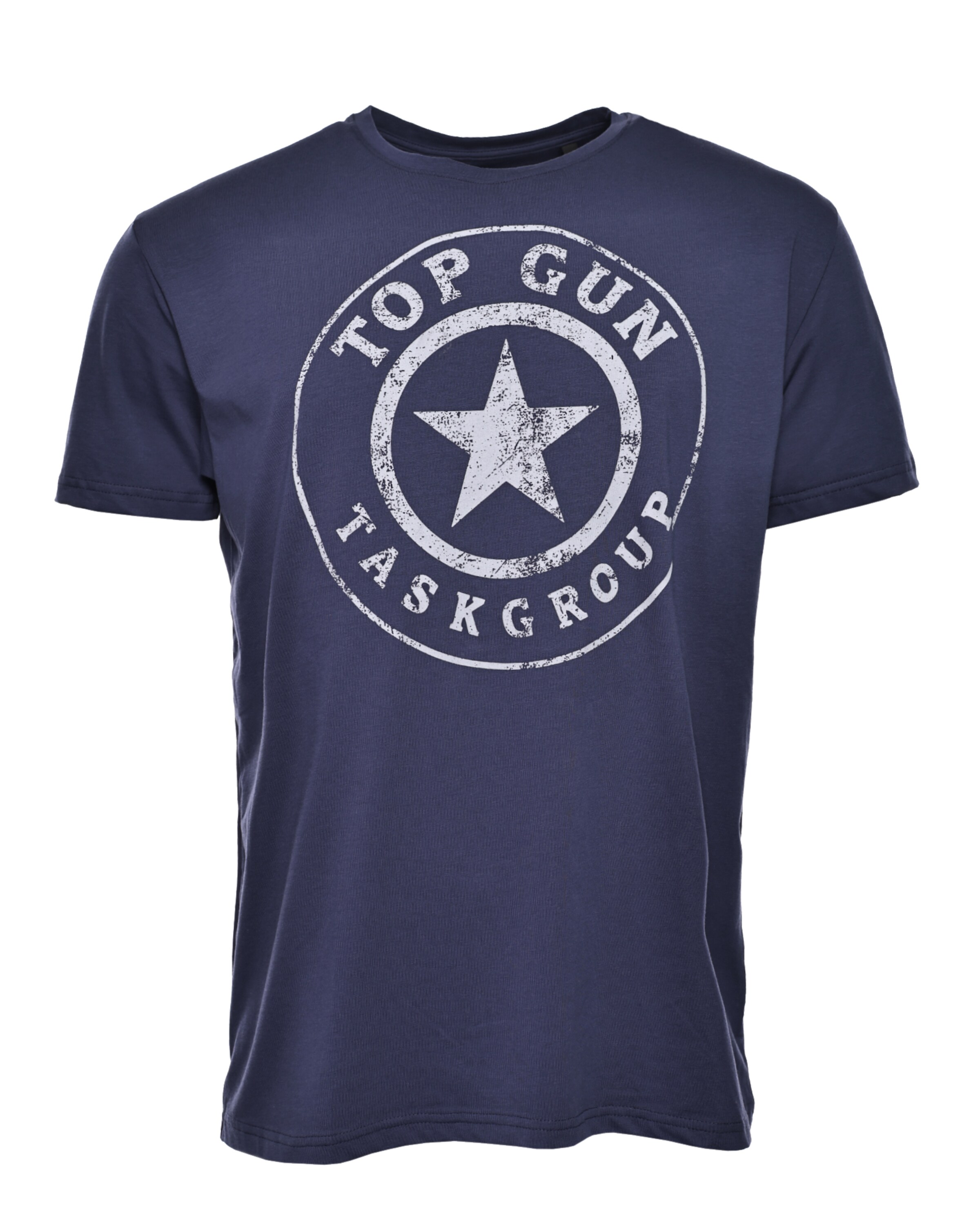 TOP GUN Shirt in Blauw: voorkant