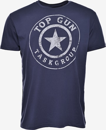 TOP GUN Shirt in Blue: front