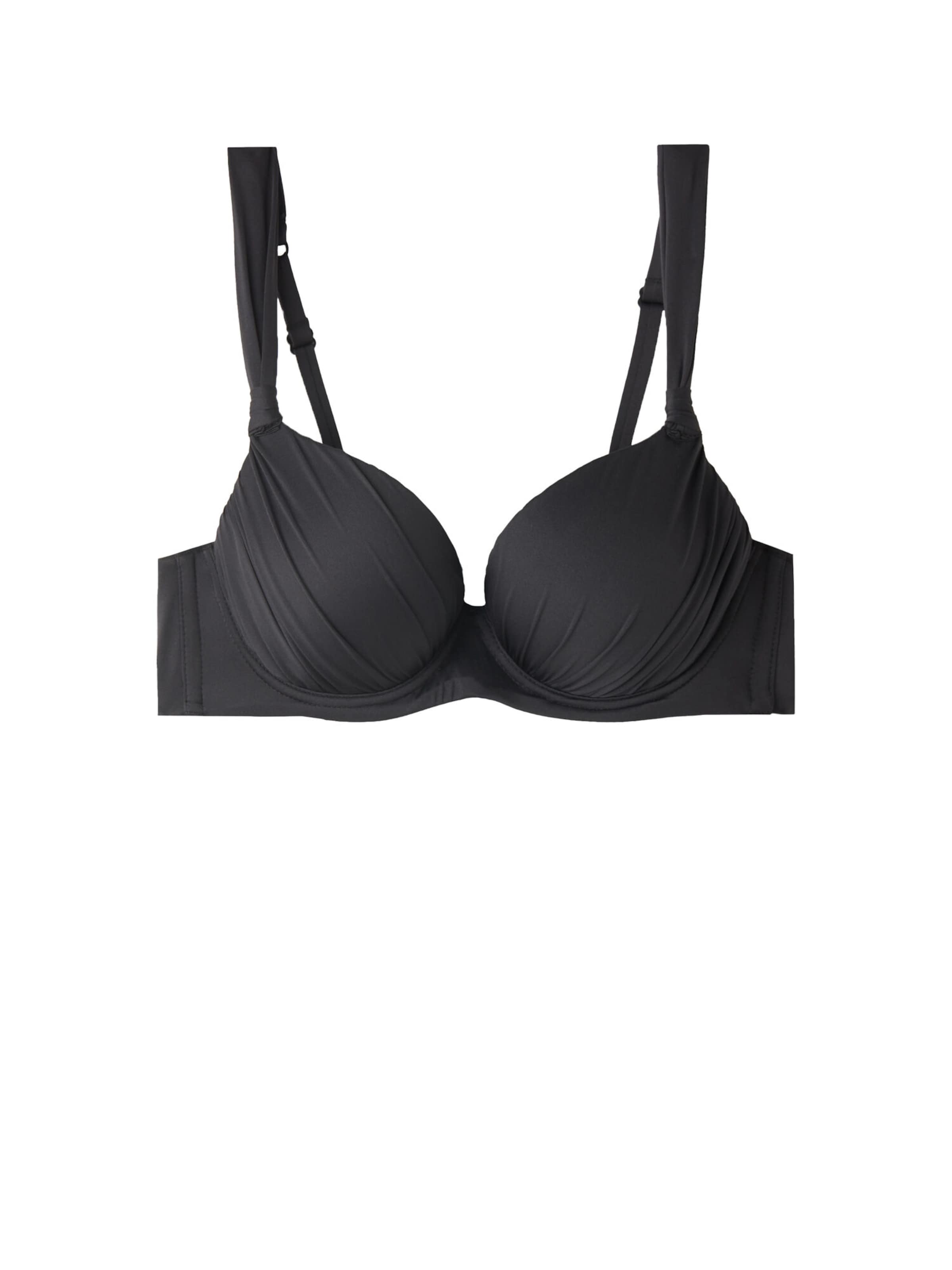 Tezenis Balconette Bikini Top in Black: front