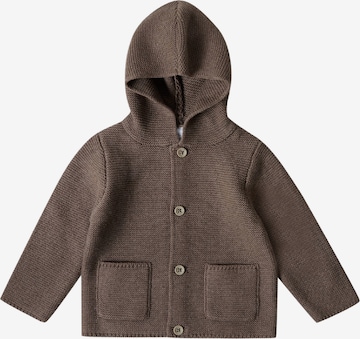 Stellou & Friends Strickjacke in Braun: Vorderseite