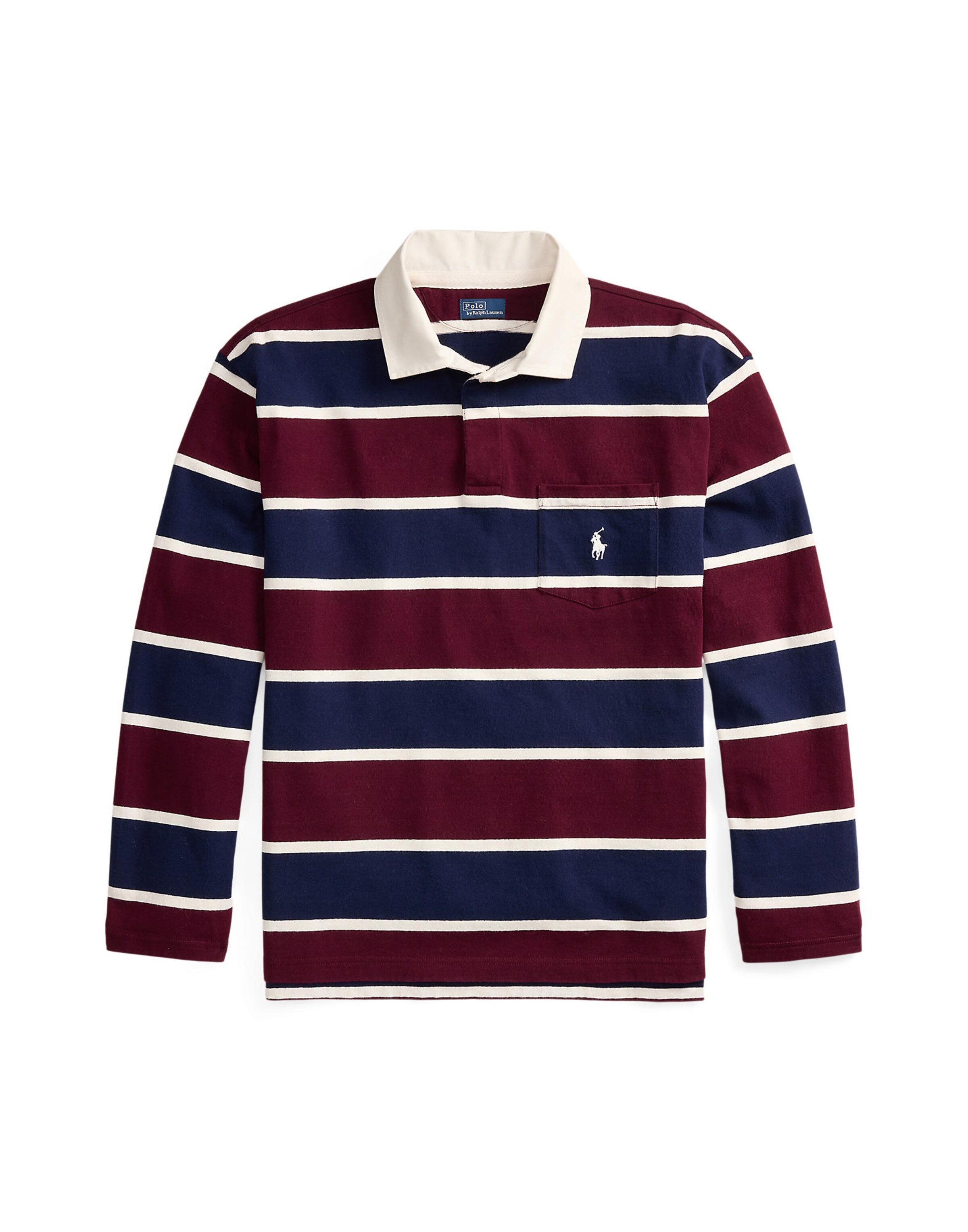 Polo Ralph Lauren Särk XS suuruses meresinine / veinipunane / valge, Tootevaade