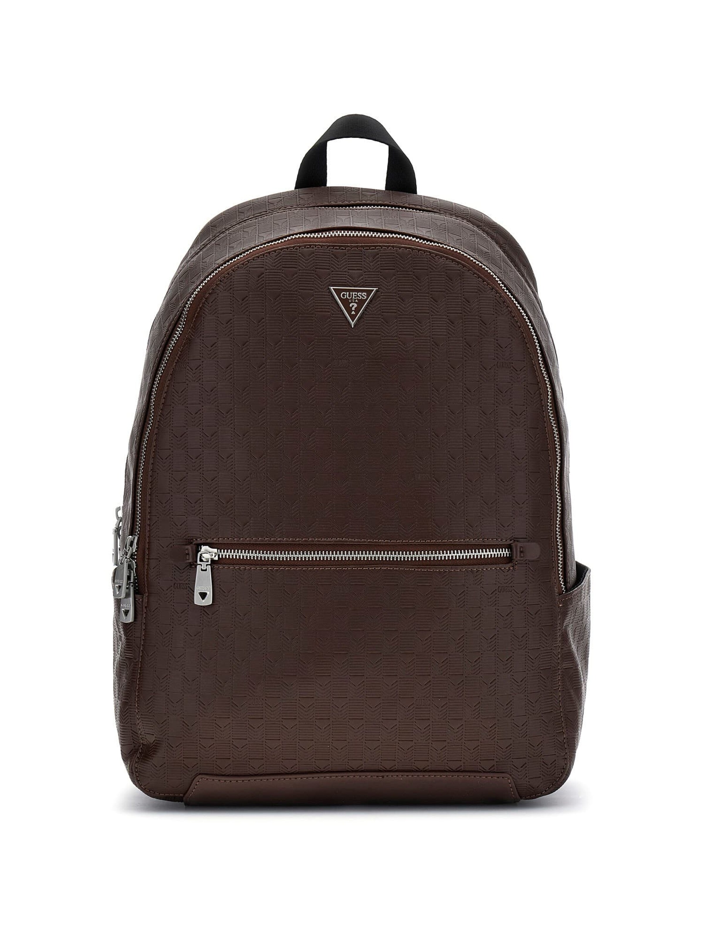 GUESS Backpack 'Torino' in Brown: front