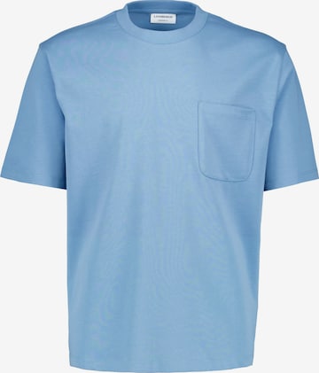 T-Shirt Lindbergh en bleu : devant