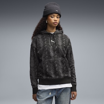 PUMA Sweatshirt 'Snake Pack' in Schwarz: Vorderseite