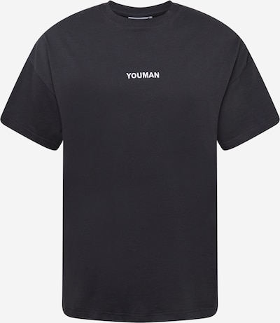 Youman T-Krekls 'Olli', krāsa - melns / balts, Preces skats