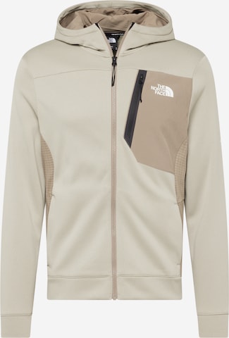 THE NORTH FACE Funktionsfleecejacke in Grau: Vorderseite