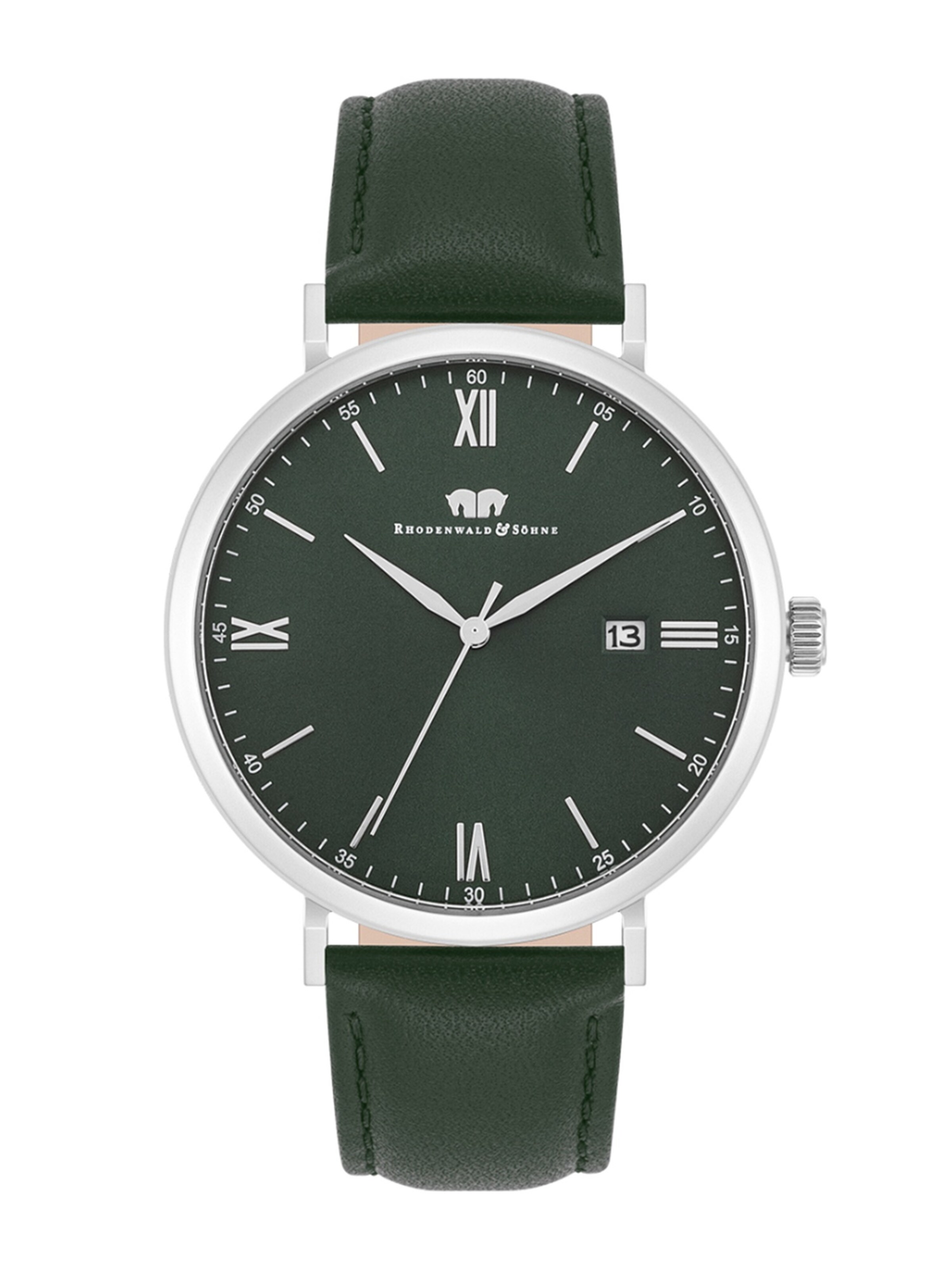 Montre à affichage analogique Rhodenwald & Söhne en vert : devant