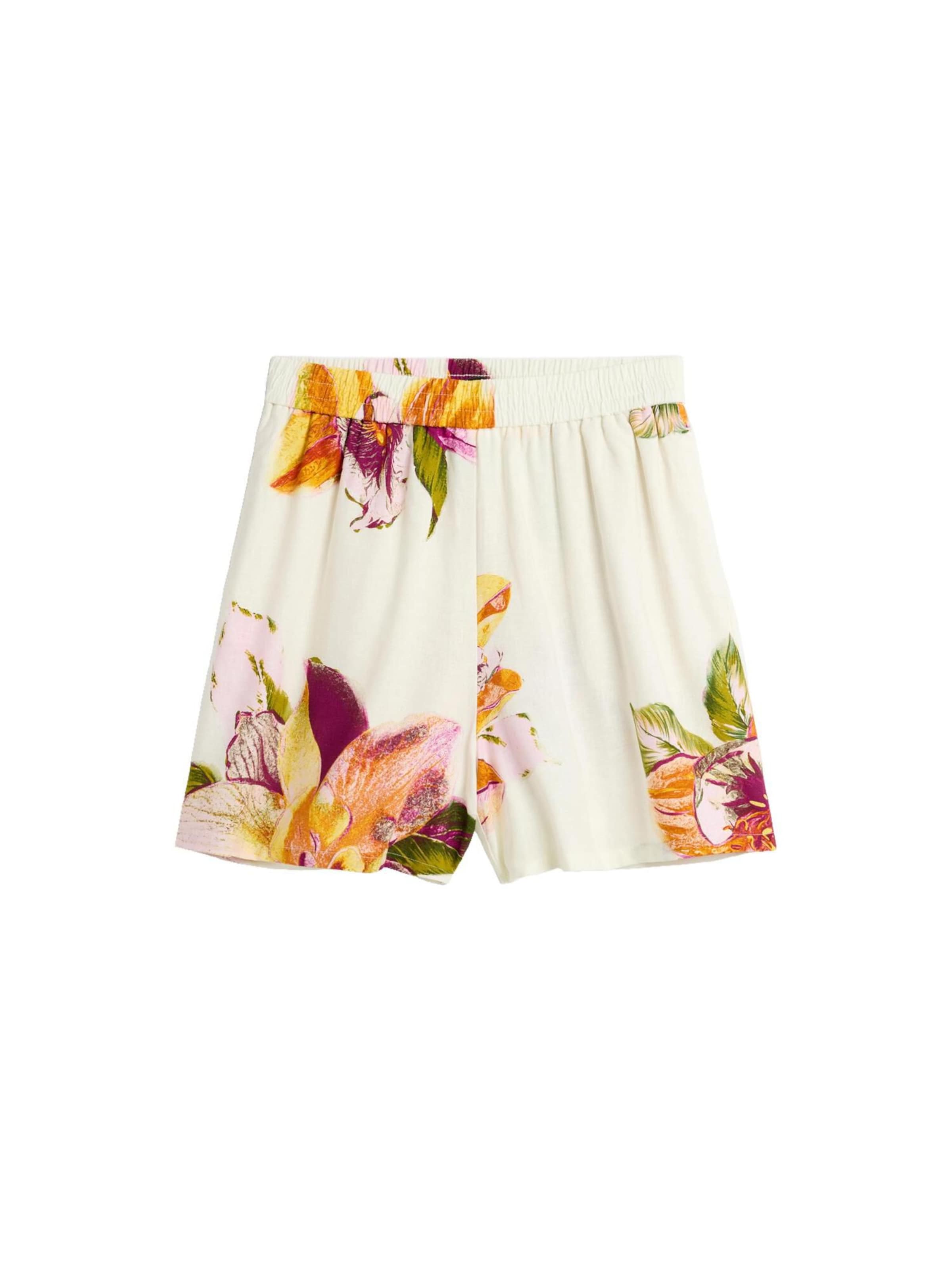 Desigual - Regular Calças em branco: frente