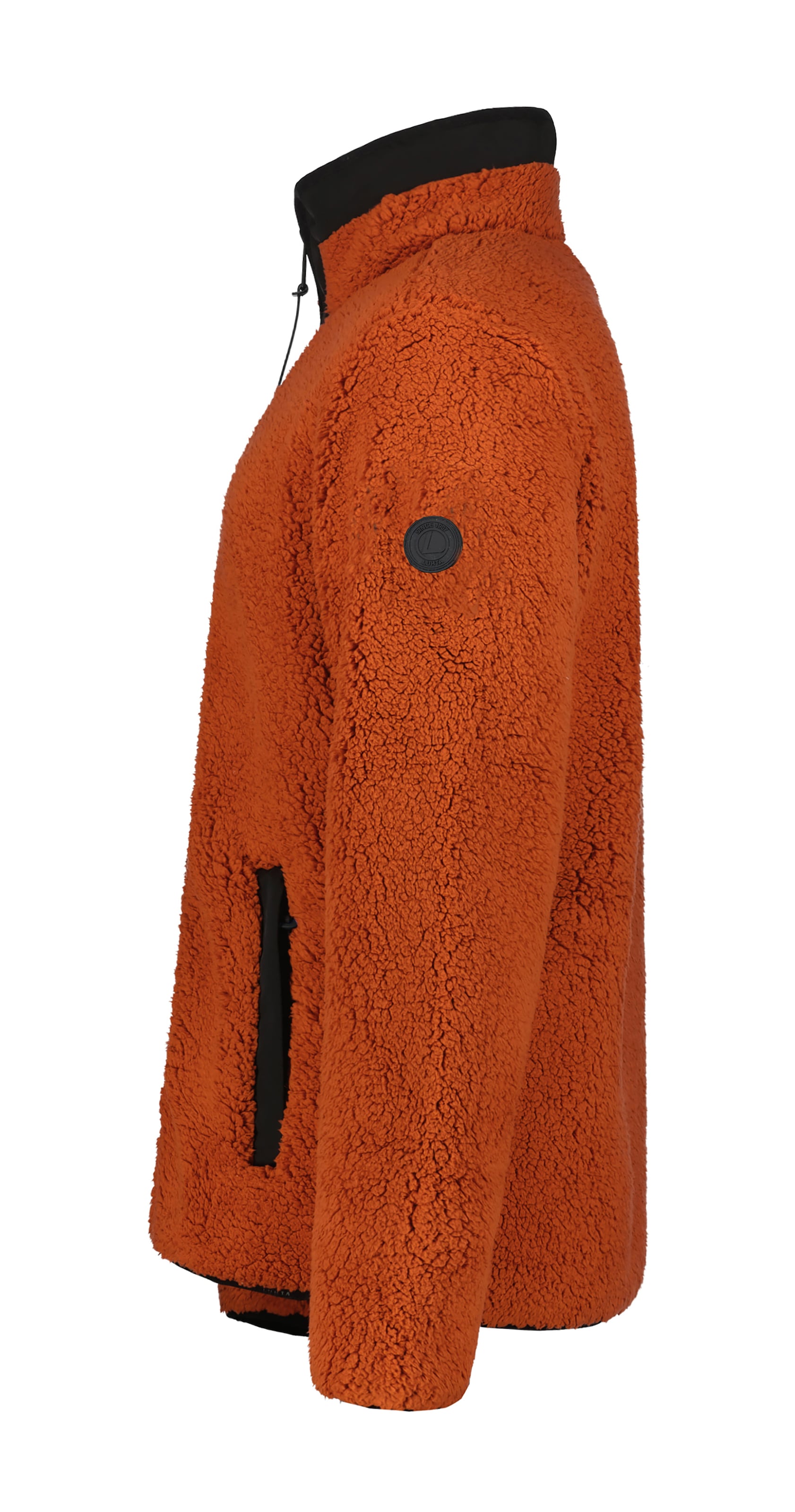 LUHTA Athletic Fleece Jacket in Orange