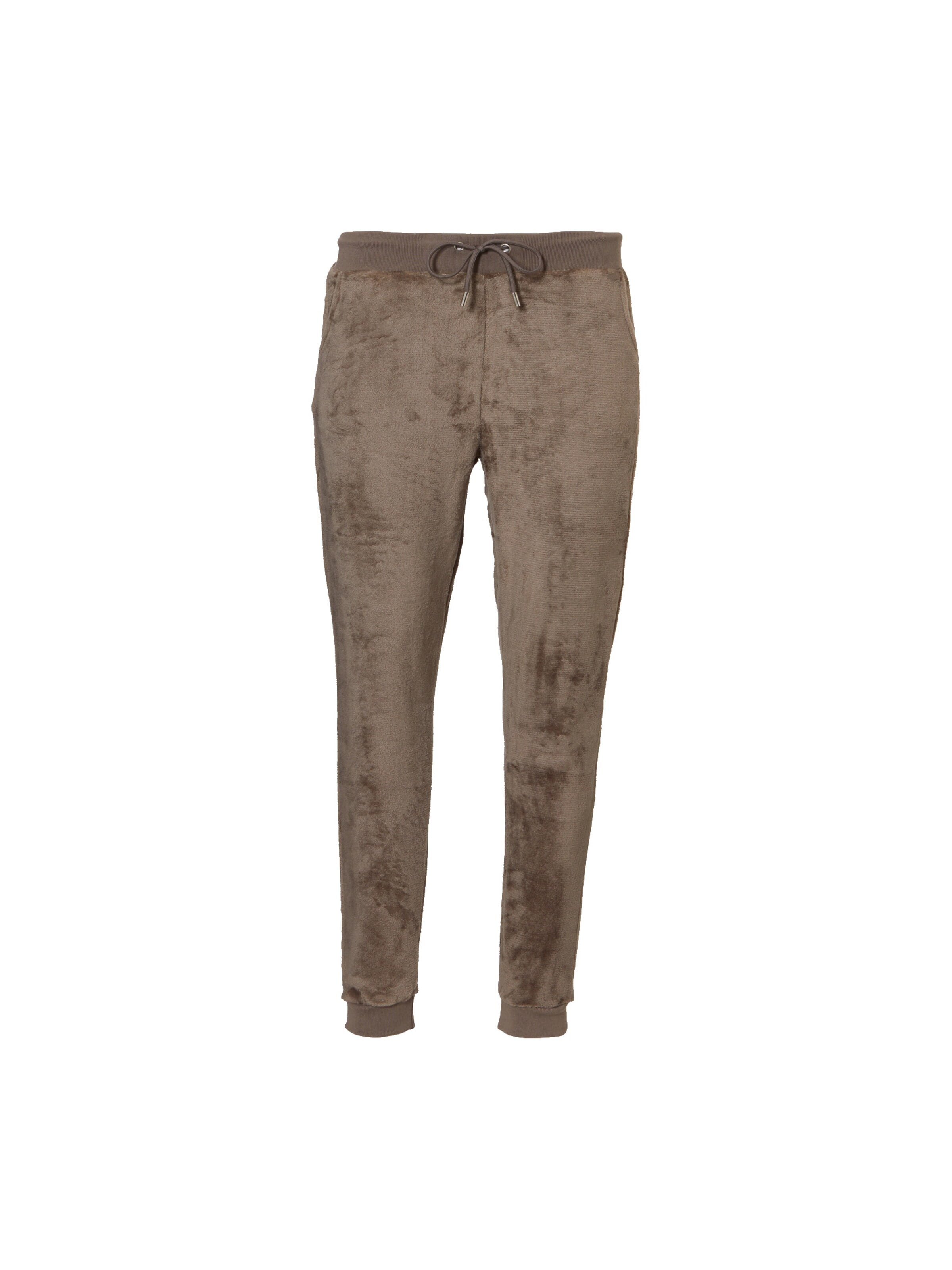 Apollo Sweat suit 'Huispak Loungewear Fleece Incl Capuchon' in Brown