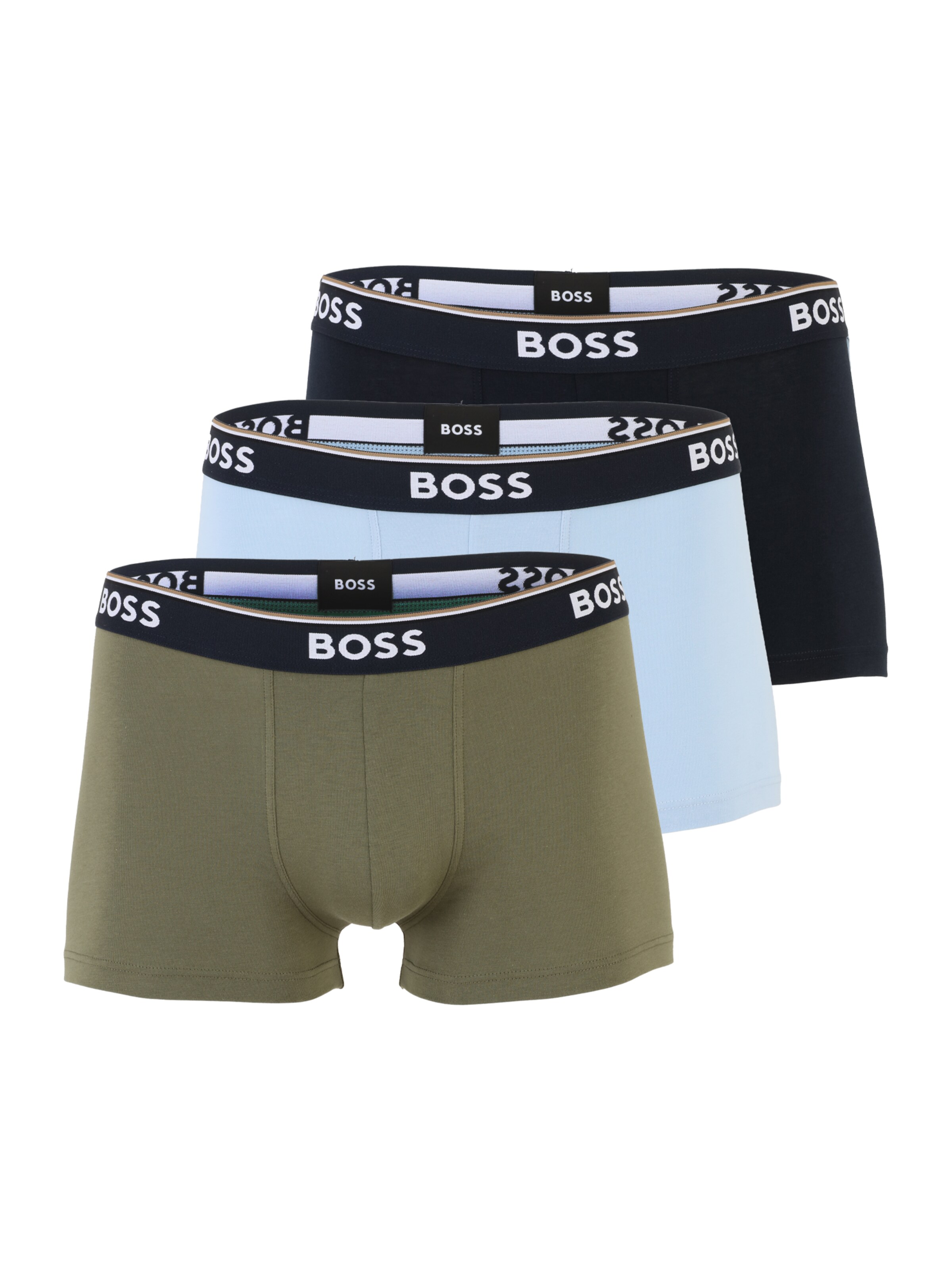 BOSS Bokserid helesinine / oliiv / must / valge, Tootevaade