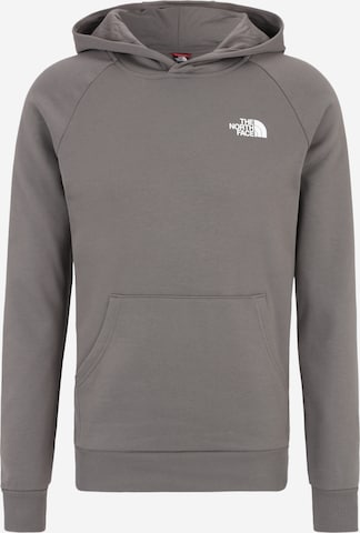 THE NORTH FACE Regularny krój Bluzka sportowa w kolorze szary: przód