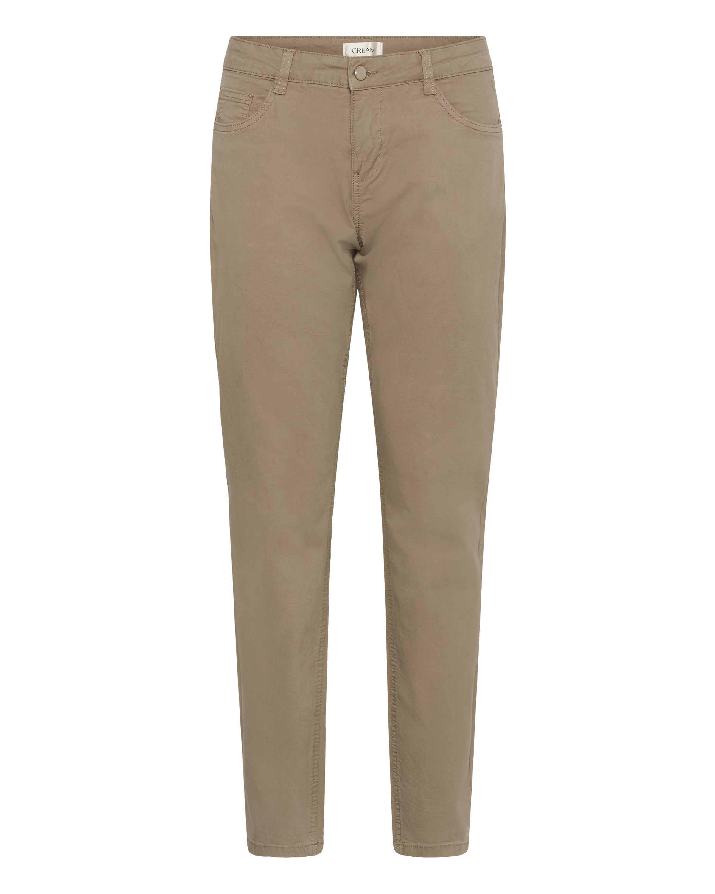 Cream Regular Hose in Beige: Vorderseite