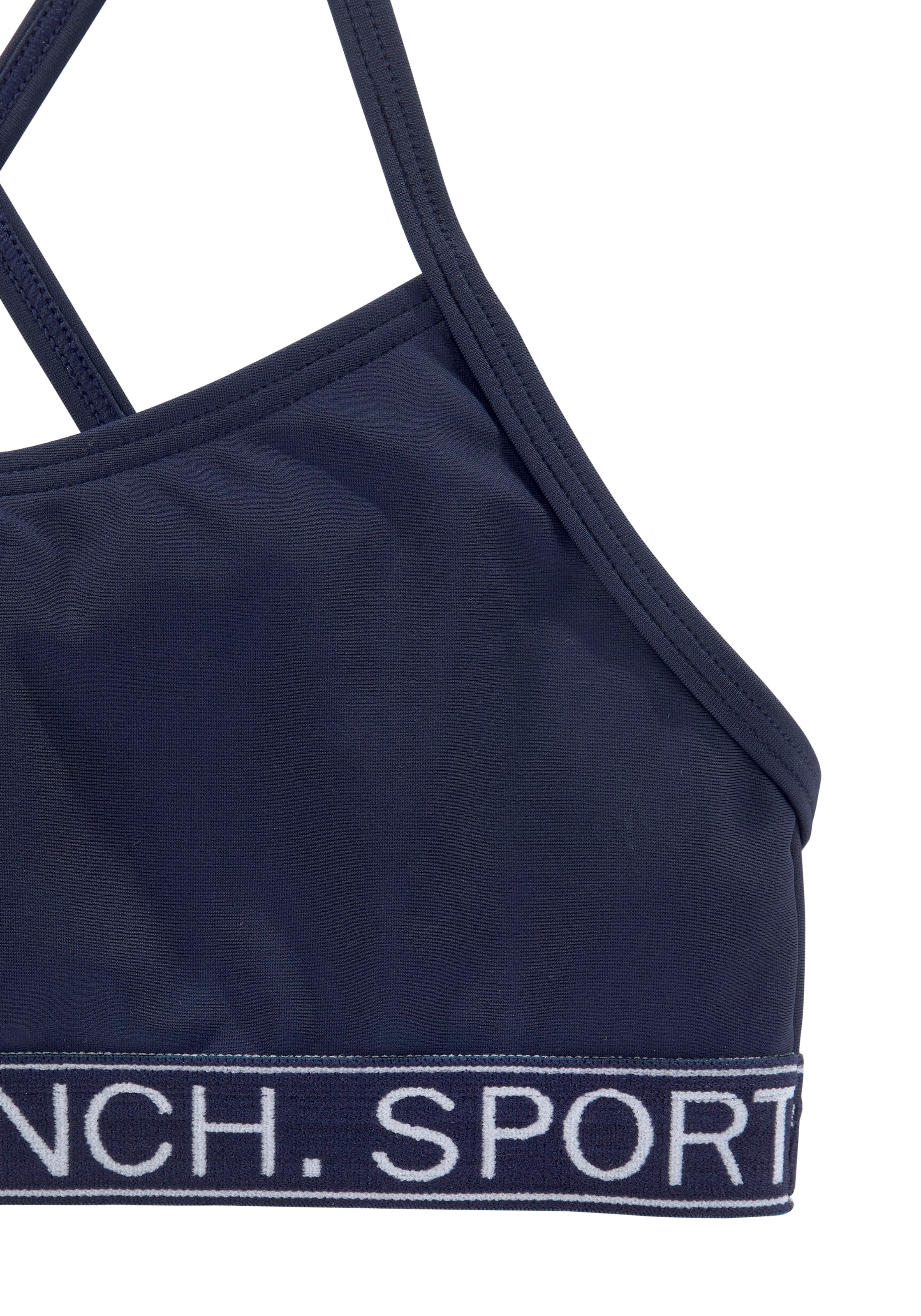 BENCH Bygelfri Bikini i blå