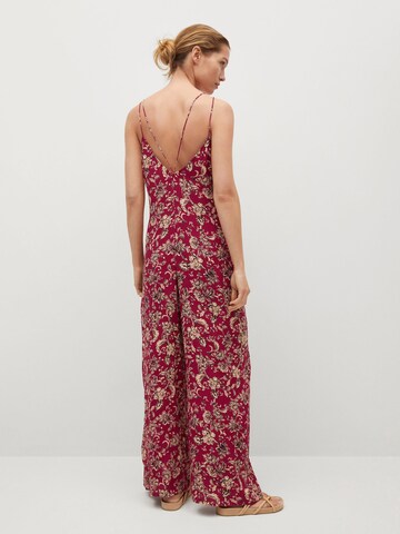 MANGO Jumpsuit 'Corsica' in Rood