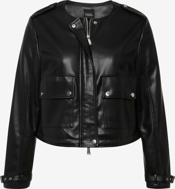 Ulla Popken Between-Season Jacket in Black: front