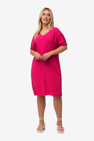 Robe Ulla Popken en rose : devant