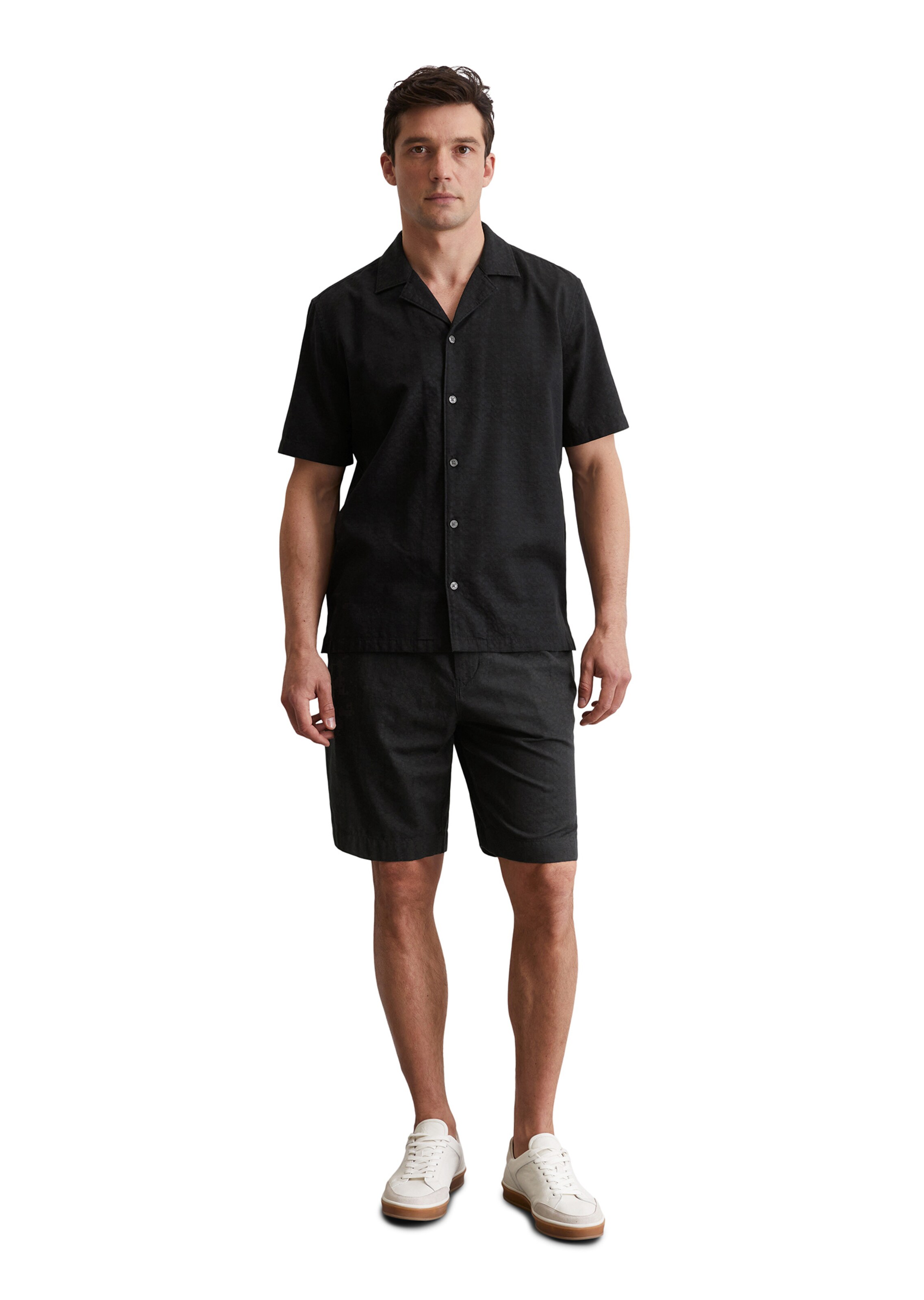 Marc O'Polo Regular fit Button Up Shirt in Black