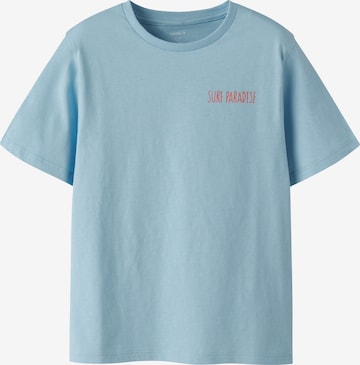 NAME IT Majica 'NKMFELIX' | modra barva: sprednja stran