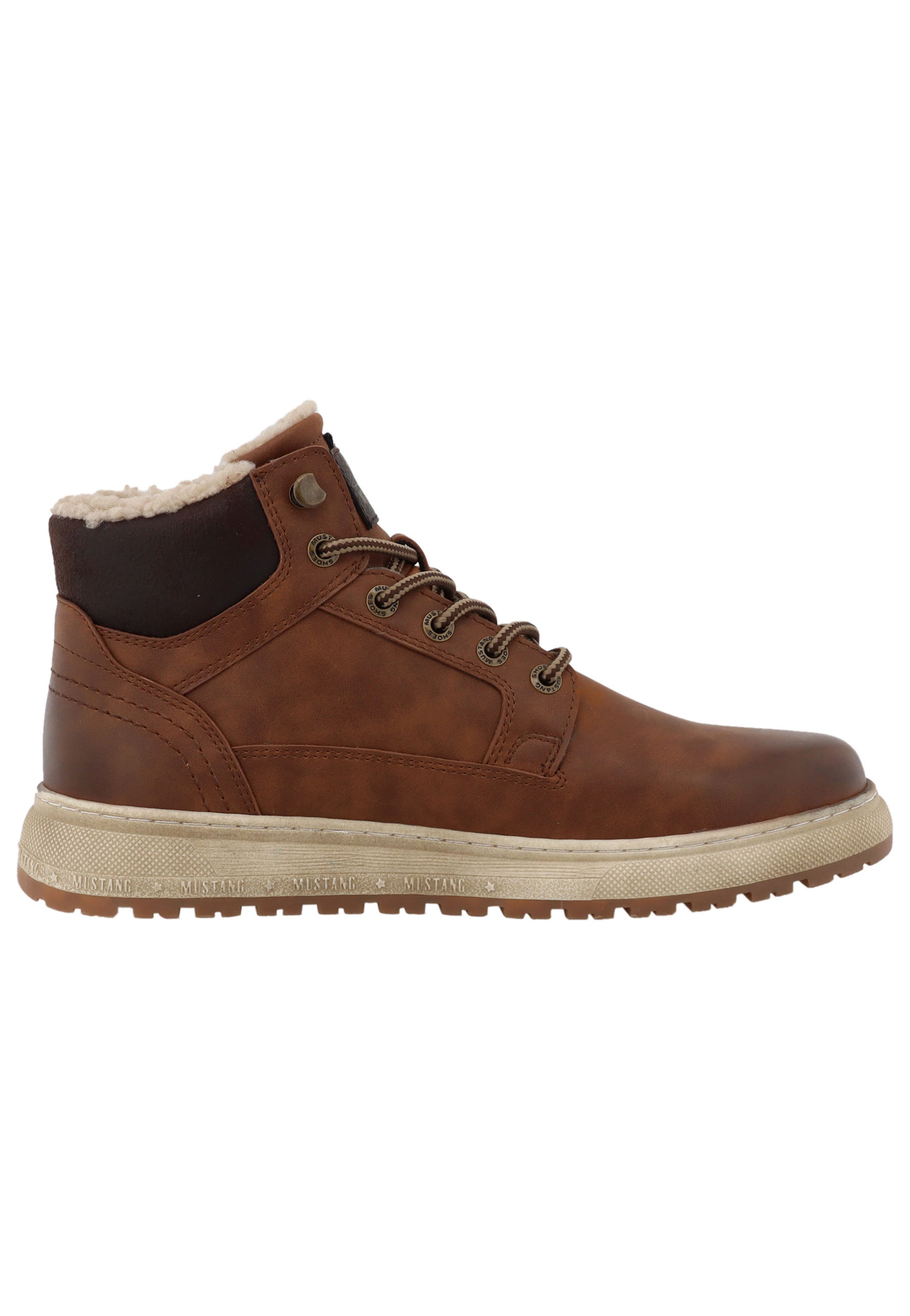 MUSTANG Schnürboots in Braun