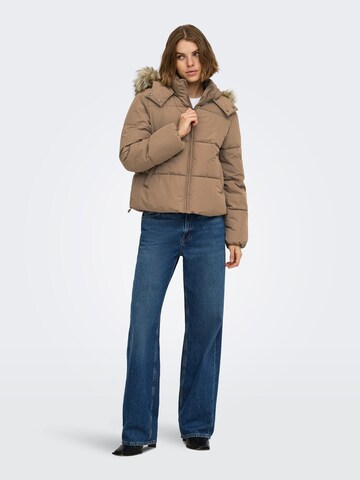 ONLY Winter jacket 'ONLJuta' in Brown