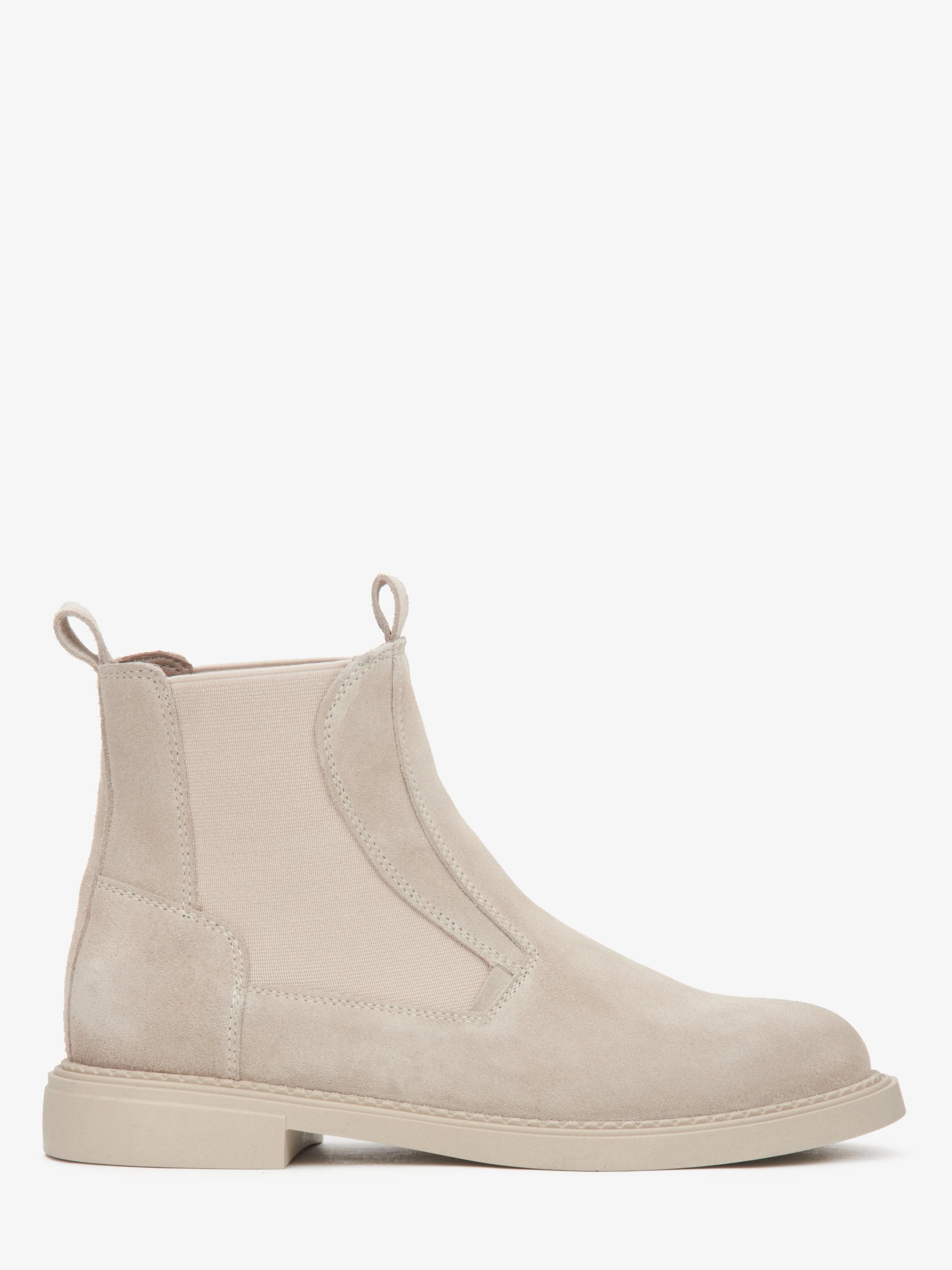 Boots '09-3433' di Estro in beige: frontale