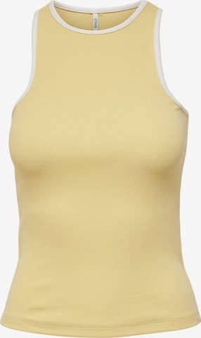 ONLY - Top 'Fenja' en amarillo: frente