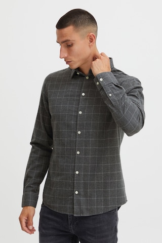 Casual Friday Regular fit Button Up Shirt 'Anton' in Grey: front