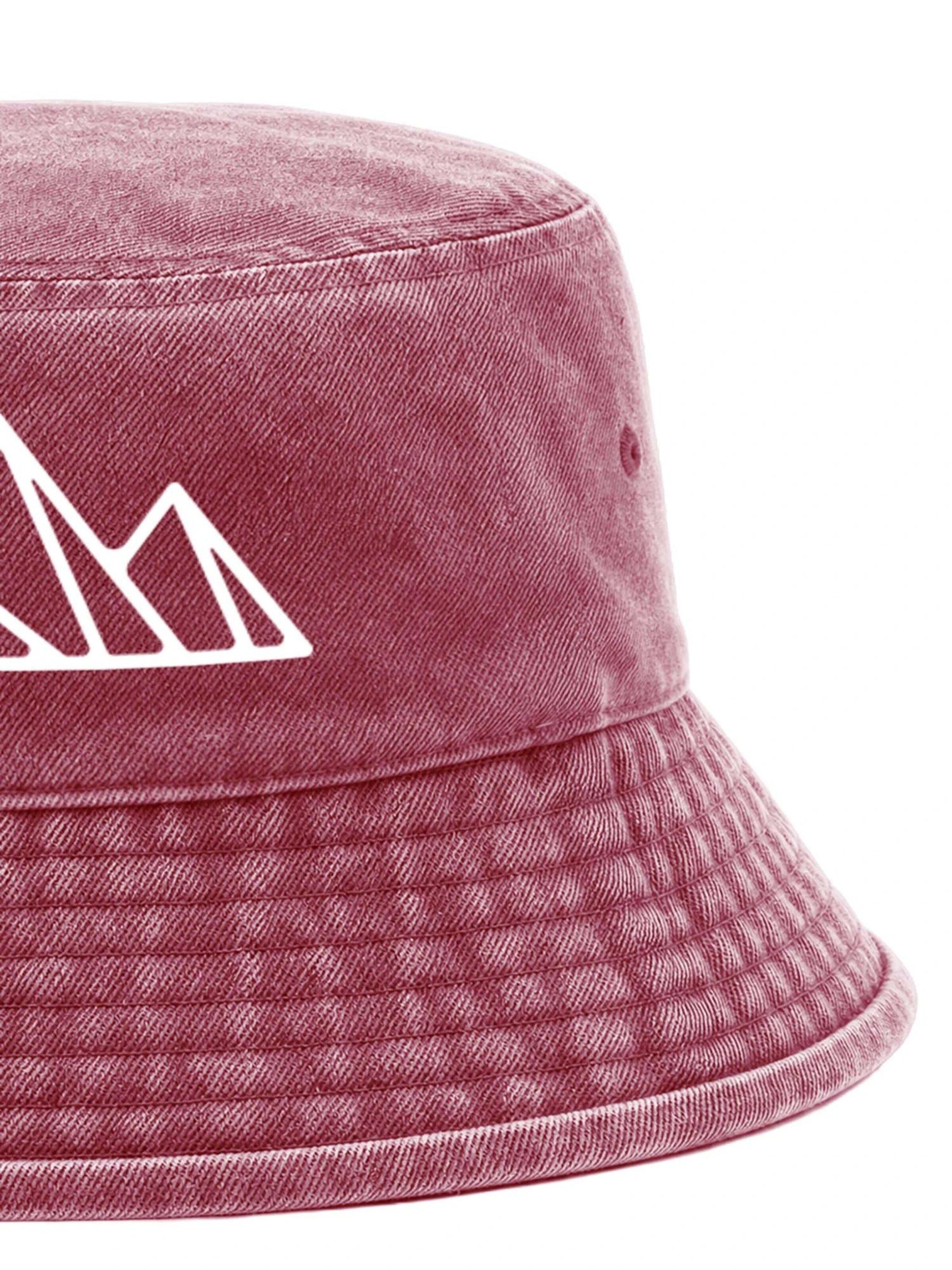 Neverless Hat 'Berg Polygon' in Red