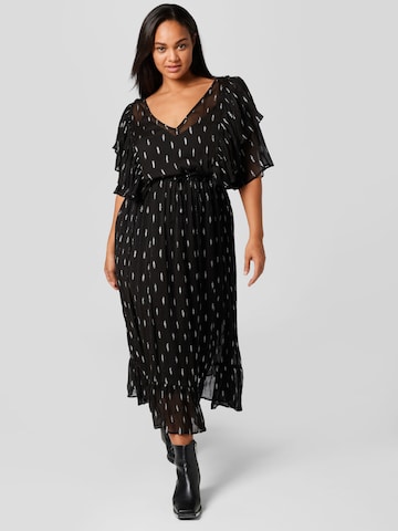 Guido Maria Kretschmer Curvy Collection Dress 'Charis' in Black: front