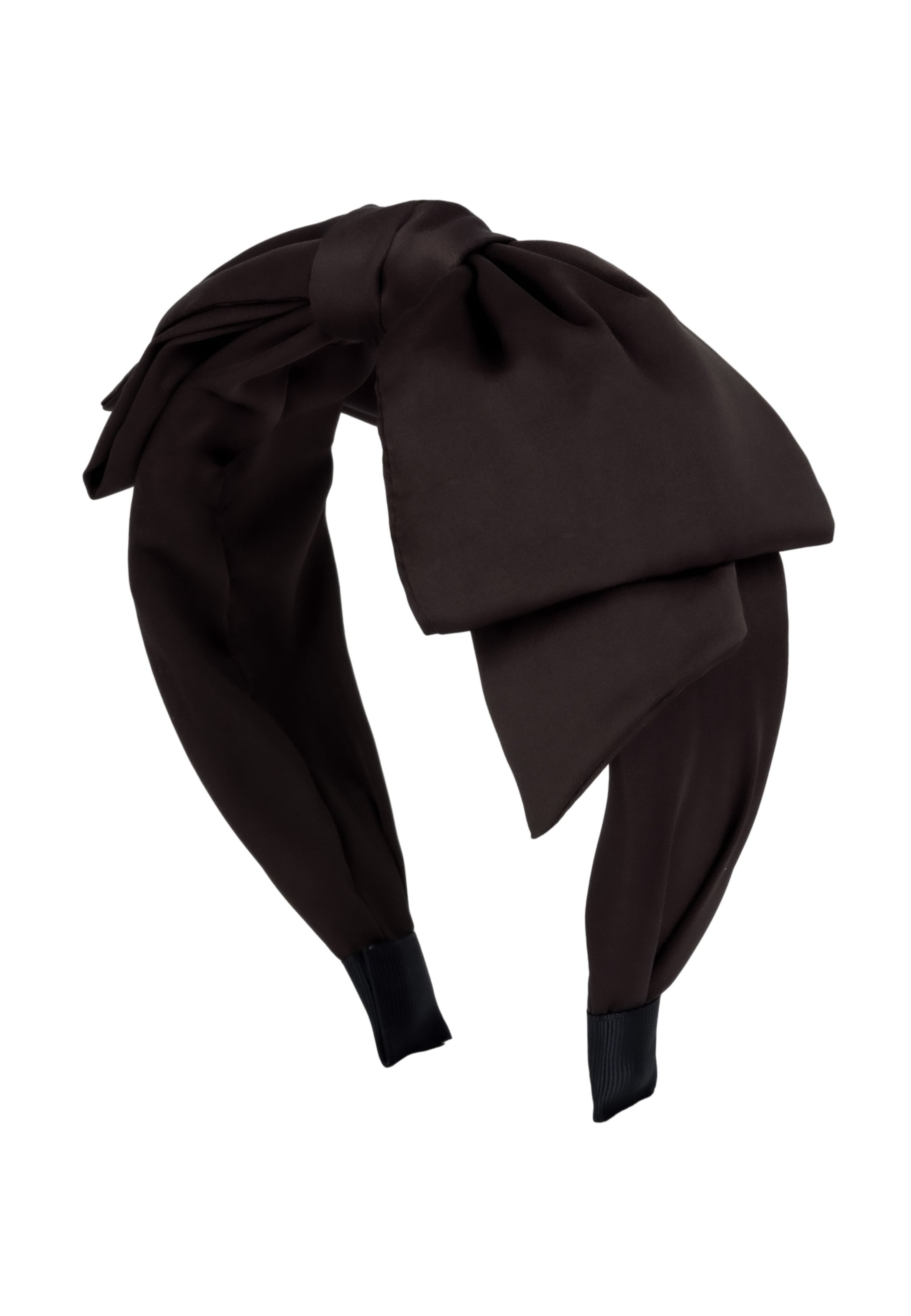 FILIPPA FIRENZE Haarreif 'Satin Bow' in schwarz, Produktansicht