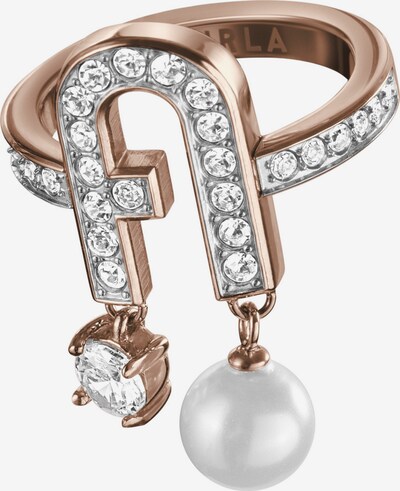 Furla Jewellery Ring in de kleur Rose-goud / Parelwit, Productweergave