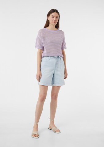 Loosefit Jean comma casual identity en bleu : devant