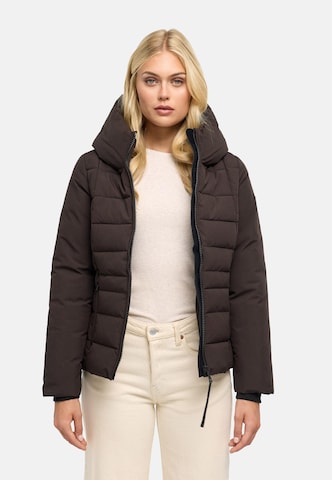 Veste fonctionnelle NAVAHOO en marron : devant
