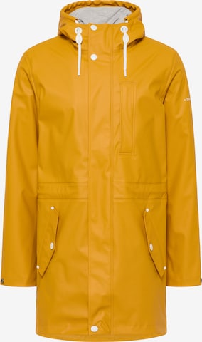 DreiMaster Maritim Between-seasons parka in Yellow: front