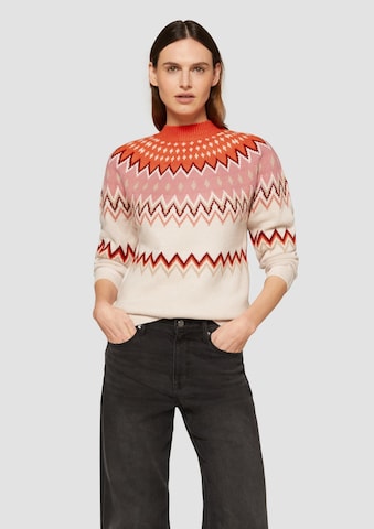 Pull-over s.Oliver en orange : devant