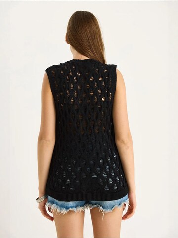 Tops en tricot Bianco Lucci en noir