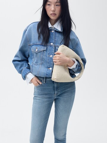 MANGO Skinny Kavbojke 'NEWISA' | modra barva