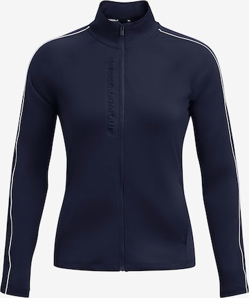 UNDER ARMOUR Athletic Zip-Up Hoodie in Blue: front